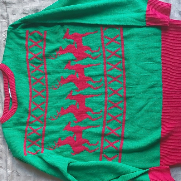 NAUGHTY ugly Christmas sweater, M XL - Picture 1 of 8